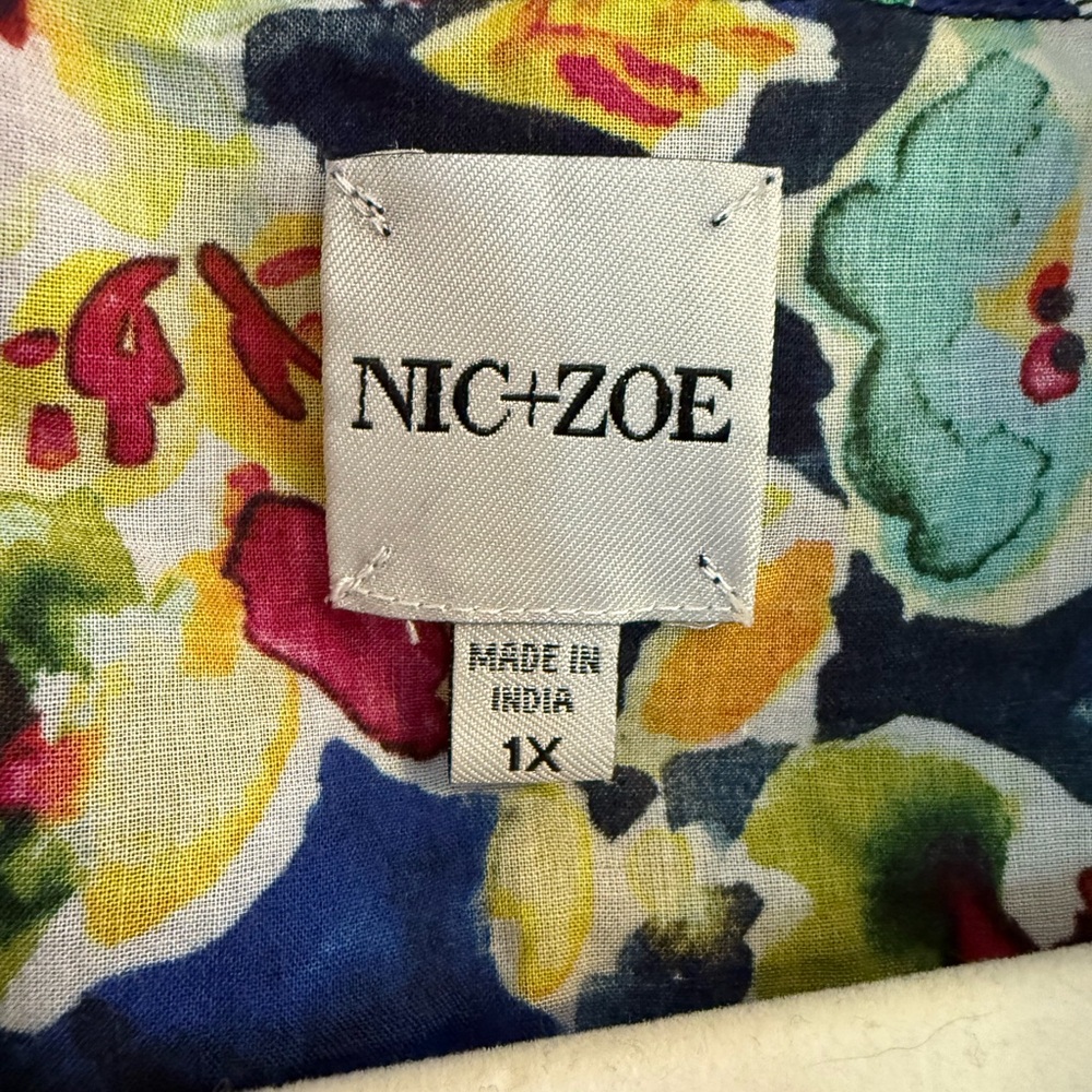 NIC+ZOE Floral Button Down Blouse – Size 1X | NWOT - Picture 2 of 5